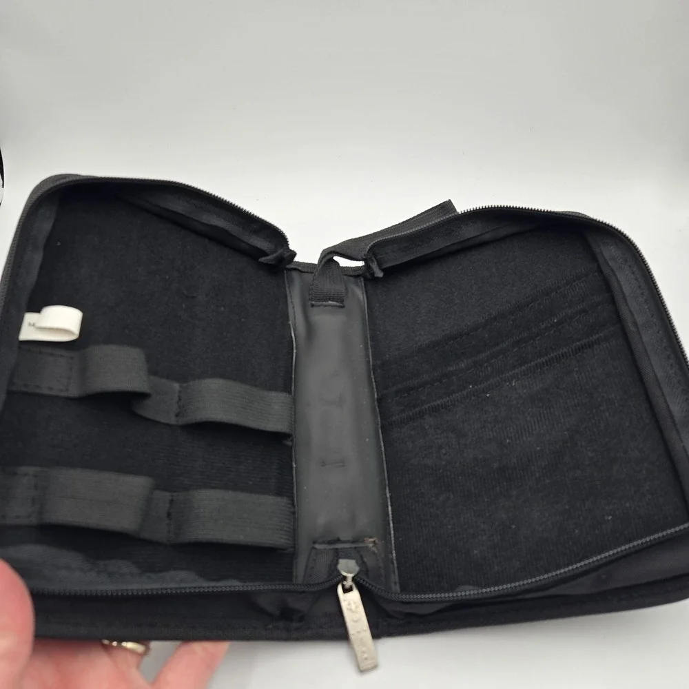 Nintendo Wii Game Remote Storage Pink Black‎ Zippered Travel Carry Carrying Case